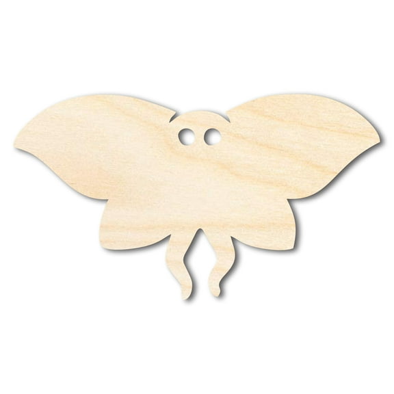 Unfinished Cute Mothman Shape 6" / 1/2"