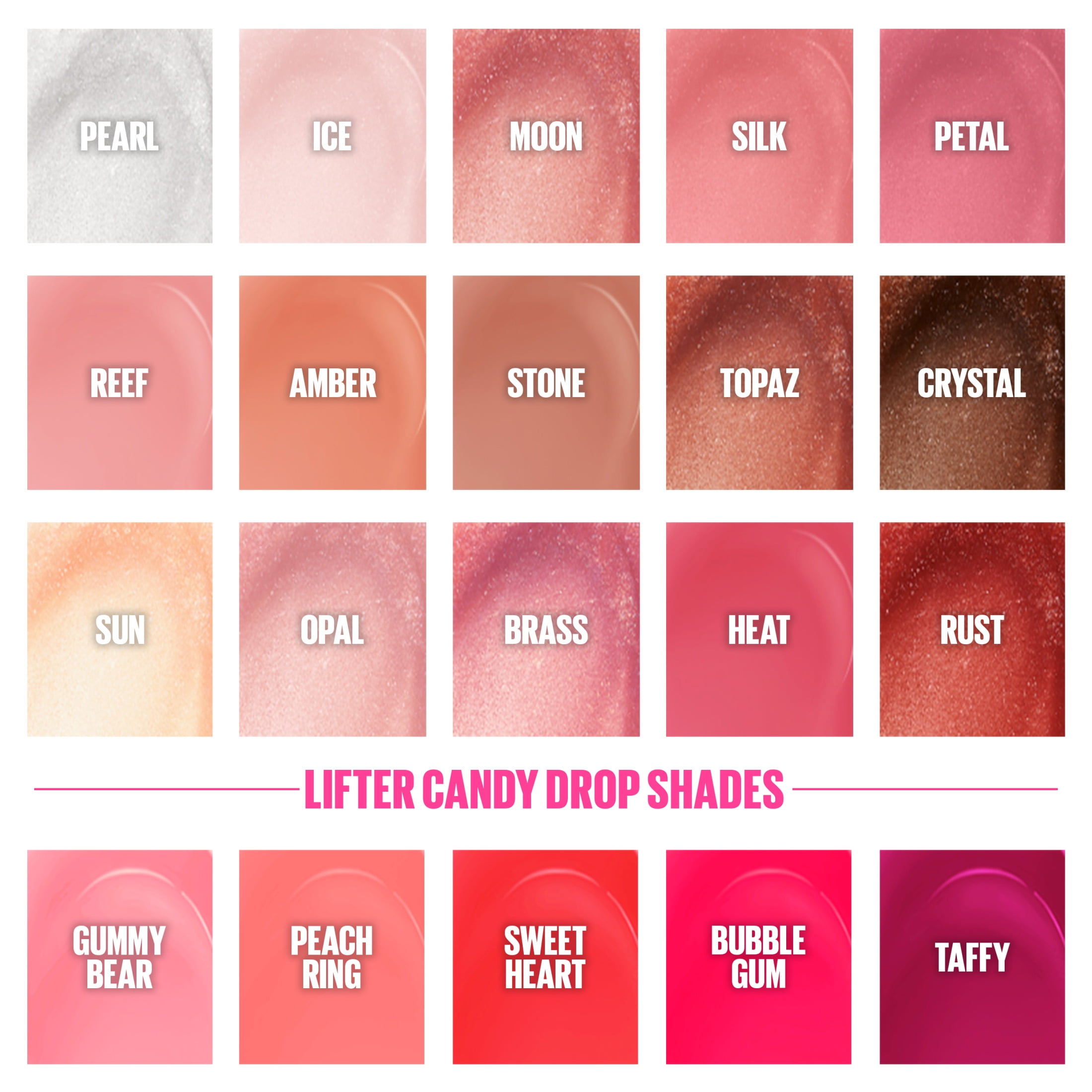 (2 pack) Maybelline Lifter Gloss Lip Gloss Makeup With Hyaluronic Acid, Peach Ring, 0.18 fl oz