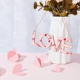 thumbnail image 5 of 20Pcs Wooden Love Letter Ornaments Letter Hanging Sign Unfinished Wooden Words Cutouts Wooden Embellishments Slices Ornaments Wood Pendants for Craft Home Party Valentine's Day Decoration PapayaWhip, 5 of 6