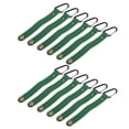 thumbnail image 4 of 12 ganchos de pared de cuero sintético, 5 kg de carga, resistentes, duraderos, de amplia aplicación, para dormitorio y cocina, color verde, 4 of 14