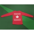thumbnail image 5 of Old Glory Mens Canadian Canada Eh Ugly Christmas Sweater Long Sleeve T Shirt, 5 of 6