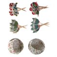 thumbnail image 4 of 24 Juegos Cupcake Wrappers Cake Toppers Decoración Para Bodas Suministros Para Fiestas De Cumpleaños Macarena Primero de la torta, 4 of 7
