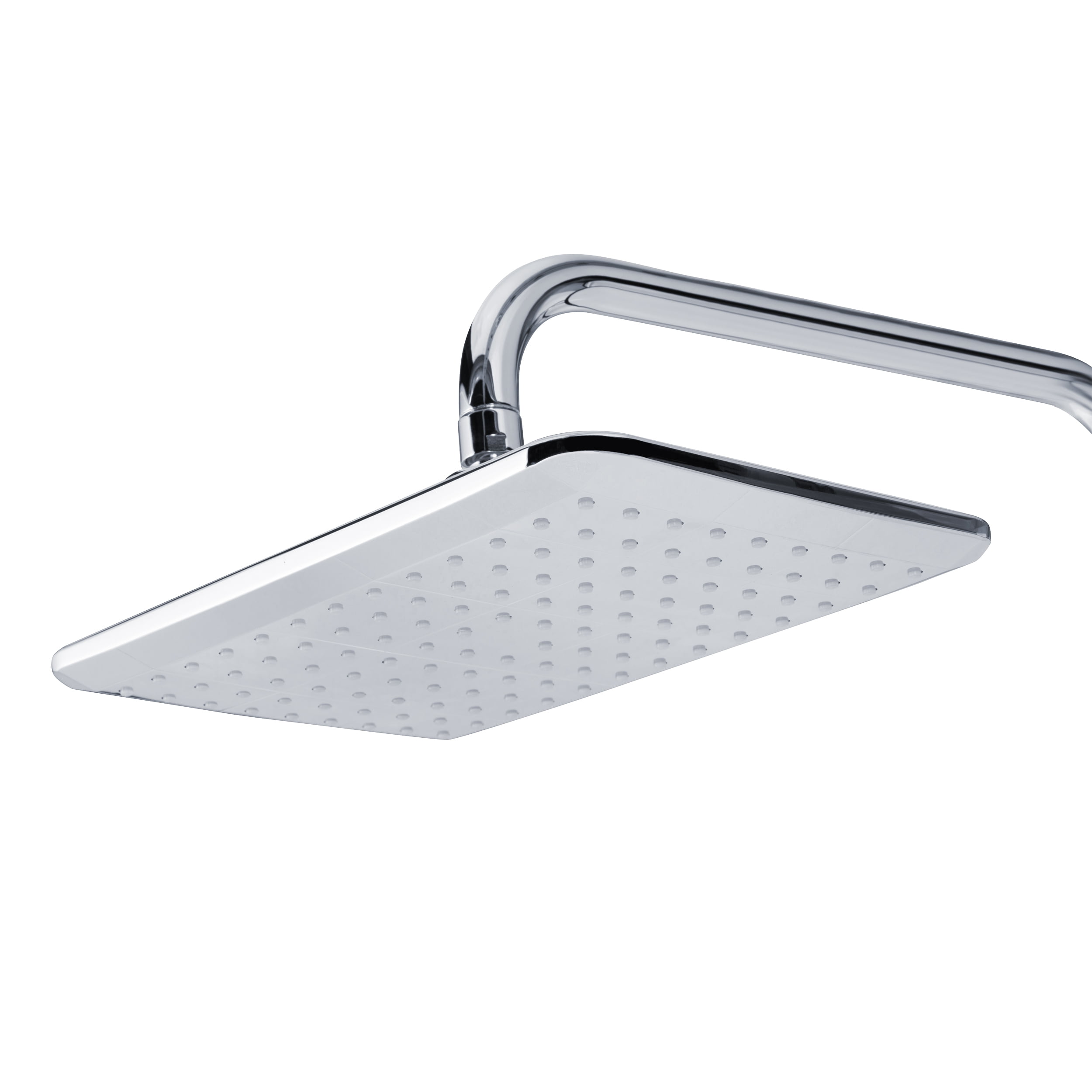AquaPower 11-in Rain Showerhead Shower System with Pivoting Shower Arm and PULSE AquaPower Spray Chrome 1.8 GPM