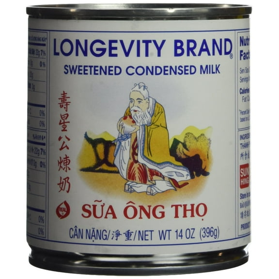 Longevity Sweetened Condensed Milk BDF32 14 Oz. (Pack of 2)