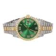 thumbnail image 1 of Men Watch Diamond-encrusted Design Wrist Watch Decorative Wrist Watch Ornament, 1 of 7