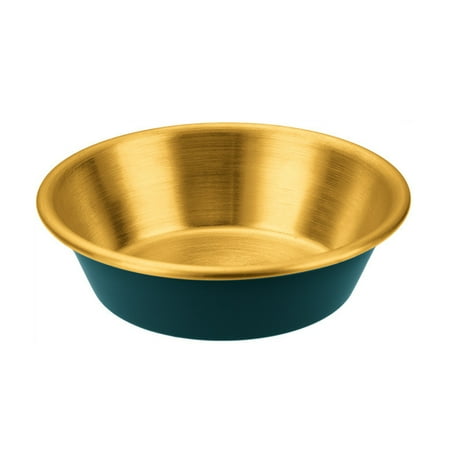 

Hloma Sauce Dipping Bowl Large Capacity Rust-proof Stainless Steel Round Vinegar Soy Sauce Container Dripping Dish Kitchen Supplies