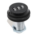 thumbnail image 4 of 3‑Digit Combination Cabinet Lock Zinc Alloy Password Locks Home Security Supplies for DrawersBlack, 4 of 14