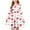 #0248-Red, variant on Big Girls Long Sleeve Round Neck Dress Valentine Print Comfortable Stretch Fabric Ballet Practice Outfit for 4 to 14 Years Old Kids Dance Class Training