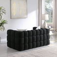 thumbnail image 2 of Modern Cloud Sofa with Pillows, 2-Seater Upholstered Fabric Sofa Couch Boucle Sofa, 2 of 8