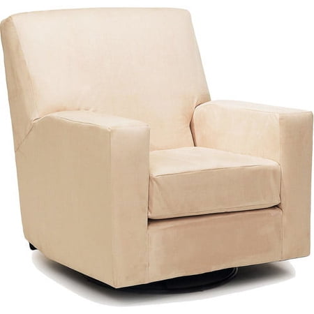 Newco Devon Microsuede Swivel Glider