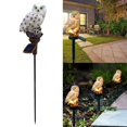 thumbnail image 1 of Luces solares de jardín, luz LED con energía Solar de búho, lámpara de al aire libre, luces de estaca de jardín impermeables, luz decorativa de ,, 1 of 8