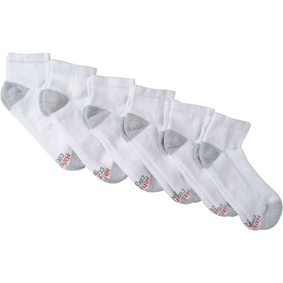 Hanes Men's X-Temp Comfort Cool Ankle Socks 6-Pack