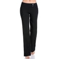 thumbnail image 4 of MixMatchy Women's Relaxed Boot-Cut Stretch Office Pants Trousers Slacks, 4 of 6