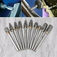 thumbnail image 4 of Rotary Burr Die Grinder Shank Bit New 10*1/4 Double Cut Tungsten-Steel Carbide, 4 of 8