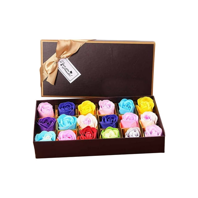 VerPetridure Floral Scented Bath Soap Rose Flower Petals, Plant