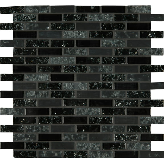 MSI Glissen 12 in. x 12 in. x 6 mm Glass Mesh-Mounted Mosaic Tile (15 Sq. ft. / Case)