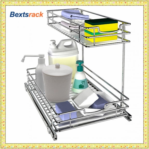 Bextsrack Pantry Organizers and Storage in home,Silver
