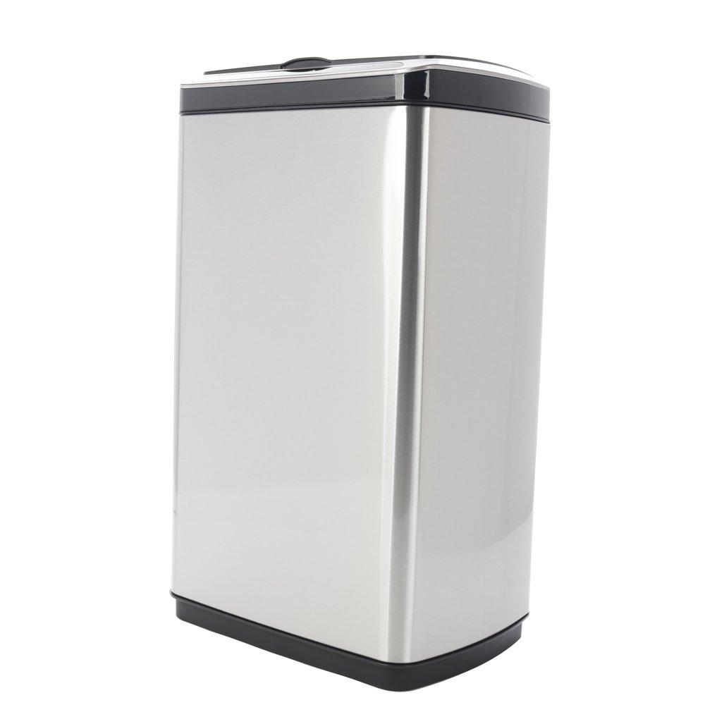 EcoTech 13 Gallon Stainless Steel Motion Sensor Trash Can