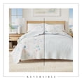 thumbnail image 4 of Coastal Quilt Set - Lightweight, Soft, All-Season - 2-Piece Reversible Coral Bedding Set (Twin / Twin XL, Colorful Seascapes), 4 of 6
