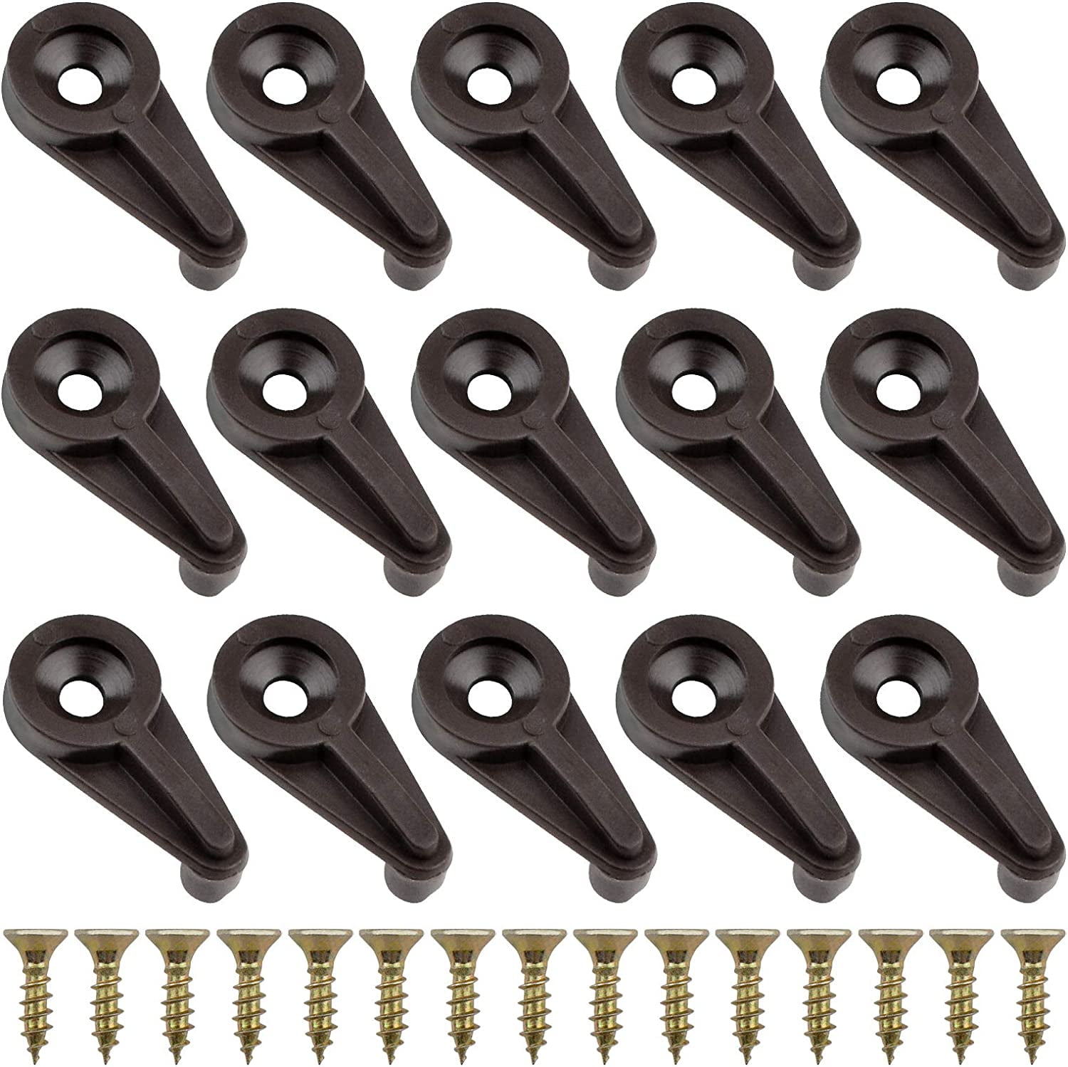 50PCS Glass Retainer Clips Kit, 4mm Glass Clip Glass Clips with Screws for Fixing Glass