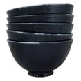 thumbnail image 3 of Set Of 4 Blue Japanese Hokusai Great Wave Porcelain Soup Rice Dessert Bowls 11oz, 3 of 9