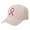 Beige, variant on Inspirational Words Hat, "Love Faith Hope Courage" Embroidered Washed Cap, Meaningful Gift for Support, Recovery & Encouragement Pink