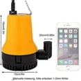 thumbnail image 2 of 12V Submersible Pump 50W Submersible Pump 4200L/H DC Pump Dirty Water Pump Portable Cable Length 2.3m With Clip, 2 of 5