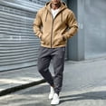 thumbnail image 3 of Aofany Men's Tracksuit 2 Pieces Set Full Zip Hoodie Sweatsuits Casual Long Sleeve Jackets and Drawstring Sweatpants Athletic Jogging Suits Sports Outfits, 3 of 8
