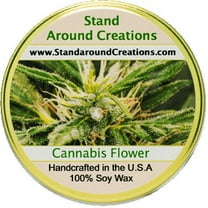 CANNABIS FLOWER TUREEN 11-OZ. ALL NATURAL SOY CANDLE