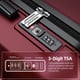 thumbnail image 5 of SHOWKOO Luggage Sets Expandable PC+ABS Durable Suitcase Double Wheels TSA Lock 3pcs Red Wine, 5 of 8
