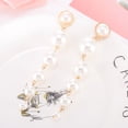 thumbnail image 3 of Anvazise Fashion Women Big Round Faux Pearl Dangle Long Drop Stud Earrings Jewelry Gift, 3 of 6