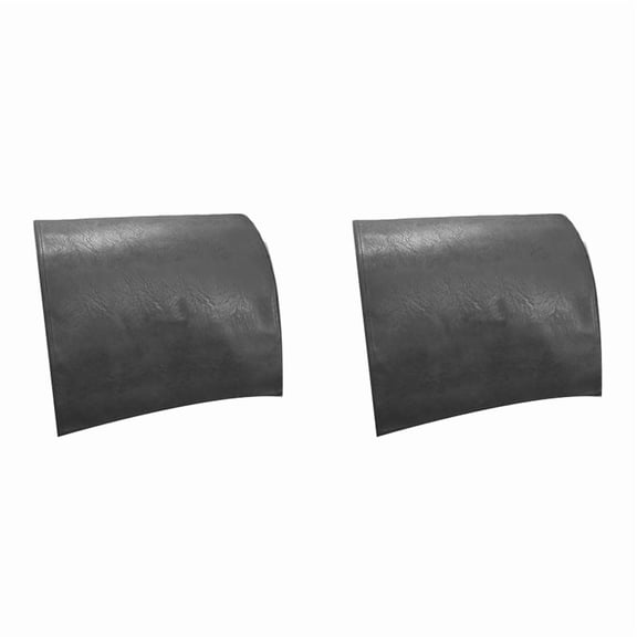 2X Non-Slip Faux Leather Headrest Protector for Recliner Chair,Headrest Cover for Furniture Slipcovers Cover Black