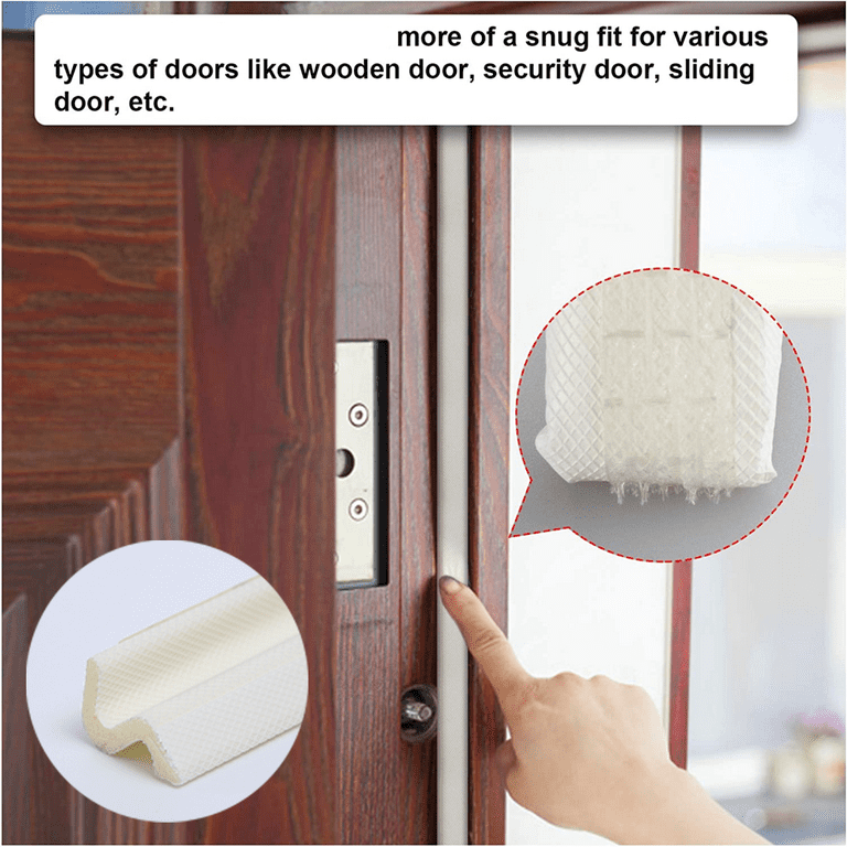 V Shape Weather Stripping Foam Strip Tape Seal Insulation