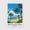 Travel 4553, variant on Melbourne Travel Print Canvas Wall Art, Melbourne Wall Hanging Home decor Melbourne Canvas Art, Wall Art Australia Travel Print Canvas-1WN4551
