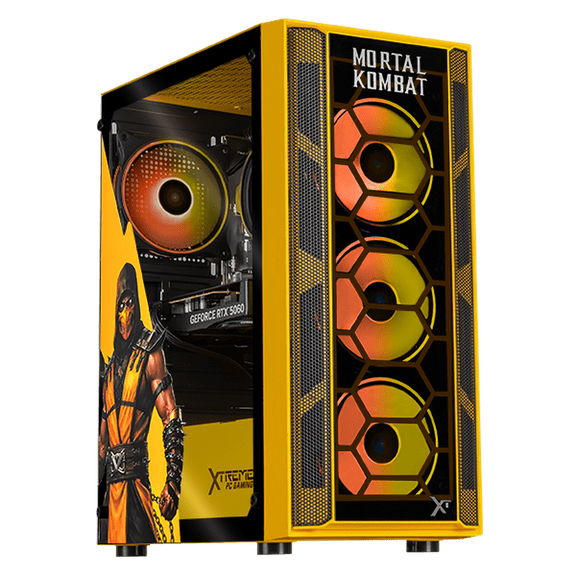 PC Gamer IA Xtreme PC Gaming NVIDIA GeForce RTX 5060 AMD Ryzen 7 5700 16GB SSD 1TB WIFI Mortal Kombat Edition Productividad Versátil Acelerada con IA