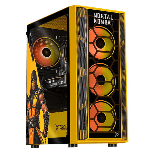 PC Gamer IA Xtreme PC Gaming NVIDIA GeForce RTX 5060 AMD Ryzen 7 5700 16GB SSD 1TB WIFI Mortal Kombat Edition Productividad Versátil Acelerada con IA