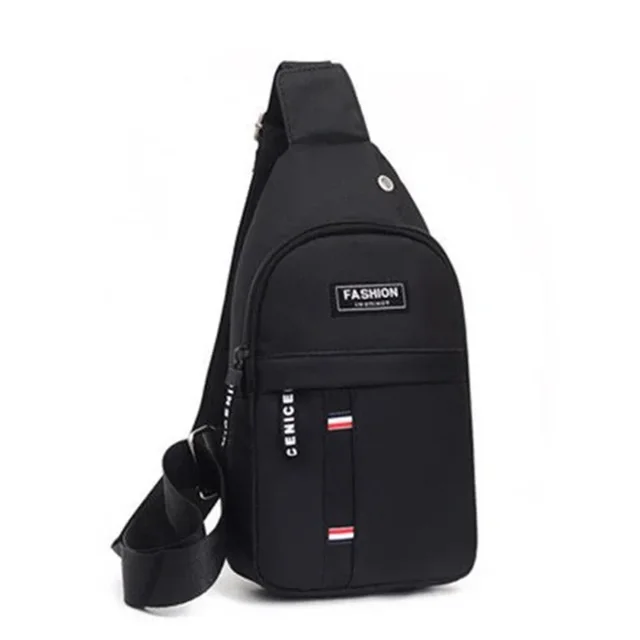 Bolso de pecho nuevo para hombre, bandolera de nailon Simple, impermeable, de un hombro tipo bandolera, 2023