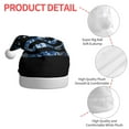 thumbnail image 4 of Salouo Navy Camouflage American Flag for Adult Christmas Hat Xmas Holiday Hat Santa Hat for Women & Men Festive Headwear Accessories Fit for Christmas/ New Year/Holiday/Party,1PC, 4 of 6