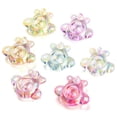 thumbnail image 3 of 100 pc UV Plating Transparent Acrylic Beads Iridescent Airplane Mixed color 11.5x26x28.5mm Hole: 2.7mm, 3 of 3