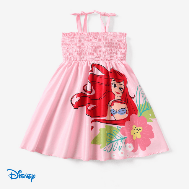 Disney Disney Princess. Vestido de encaje para niñas pequeñas de Moana y Ariel de PatPat