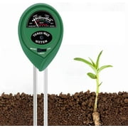 3 in 1 Soil Moisture Sensor Meter, Soil pH meter Water Monitor Hydrometer and Sunlight Sensor, Plant Moisture Meter for Gardening Farming Indoor Outdoor Use, No Batteries Required
