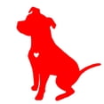 thumbnail image 7 of Walbest Universal Car Auto Vehicle Body Bumper Window Cute Pit Bull Dog Reflective Decals Sticker Decoration, 7 of 7