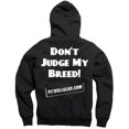 thumbnail image 2 of Don't Judge My Breed Adult Hoodie - Pit Bull Advocate Hoodie, 2 of 2