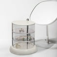 thumbnail image 7 of Clearance Czzoypi Jewelry Box for Girls (A) Jewelry Box Transparent Rotating Multi-layer Jewelry Storage Box Ring Earring Jewelry Box Hair Clip Hair Ring Jewelry Box, 7 of 7