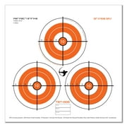 Perfect Strike ARCHERY System Targets. ORANGE OPS No. 003. Three Spot Targets. 12" x 12". (24 Targets.)