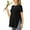 Black, variant on Ekouaer Maternity Shirts Short Sleeve Pregnancy Tops T Shirt Split Side Casual Crewneck Pregnant Tunic Tee Blouses Clothes White Medium Off-white M