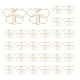 thumbnail image 1 of Uxcell 30Pcs Clip de papel en forma de mariposa, lindo, para suministros de oficina divertidos, dorado, 1 of 4