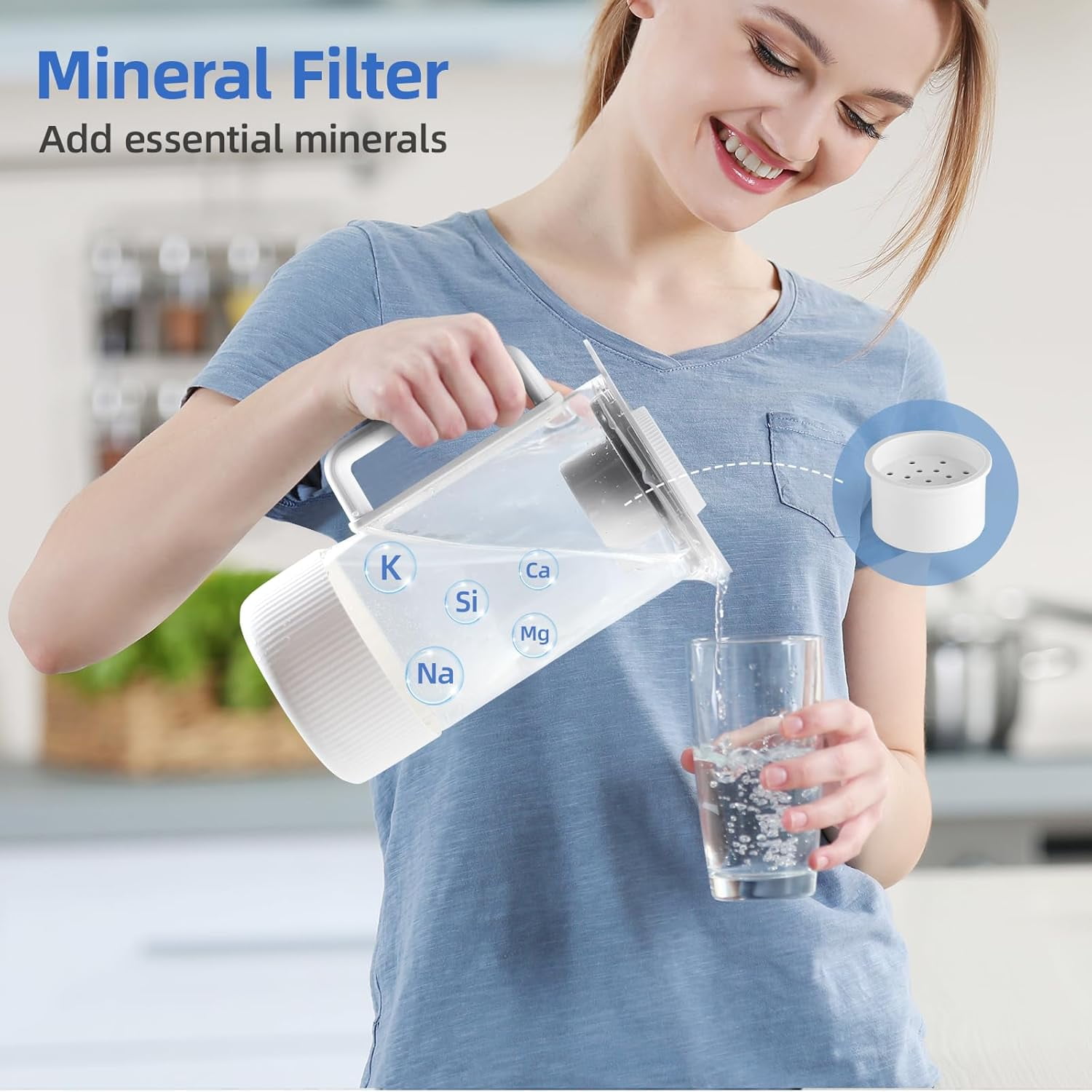 Slevoo Countertop Water Filter, 5-Stage Ro Filtration System with