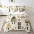 thumbnail image 2 of Feelyou Cartoon Elf Princess Bedding Comforter Set 7pcs, Fairy Tale Nutcracker King Bedding Sets, Christmas Tree Gift Reversible Bed Sheets, Luxury Bedroom Decor, 3pcs, 2 of 7
