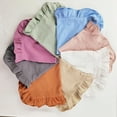 thumbnail image 5 of Placemats for Table Cotton 100% Ruffule Napkins for Plates Soft Flounced Wedding Decoration House Warming Gift Table Decor Party, 5 of 10